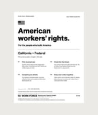 Work Force 2026 California + Federal print-at-home PDF cover; 46-page digital employee-reference edition.