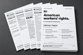 Work Force print-at-home PDF fanned pages on a cool charcoal background.